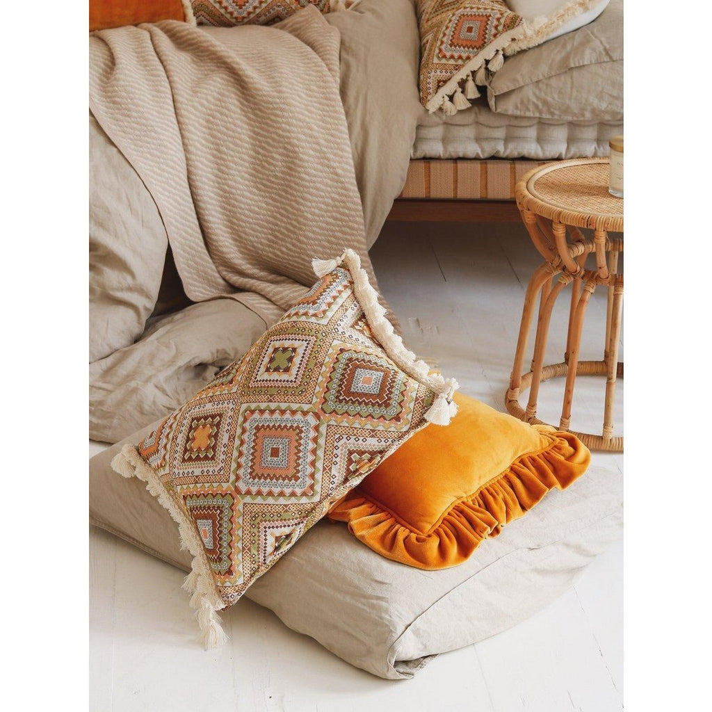 Spilvens Velvet Mustard