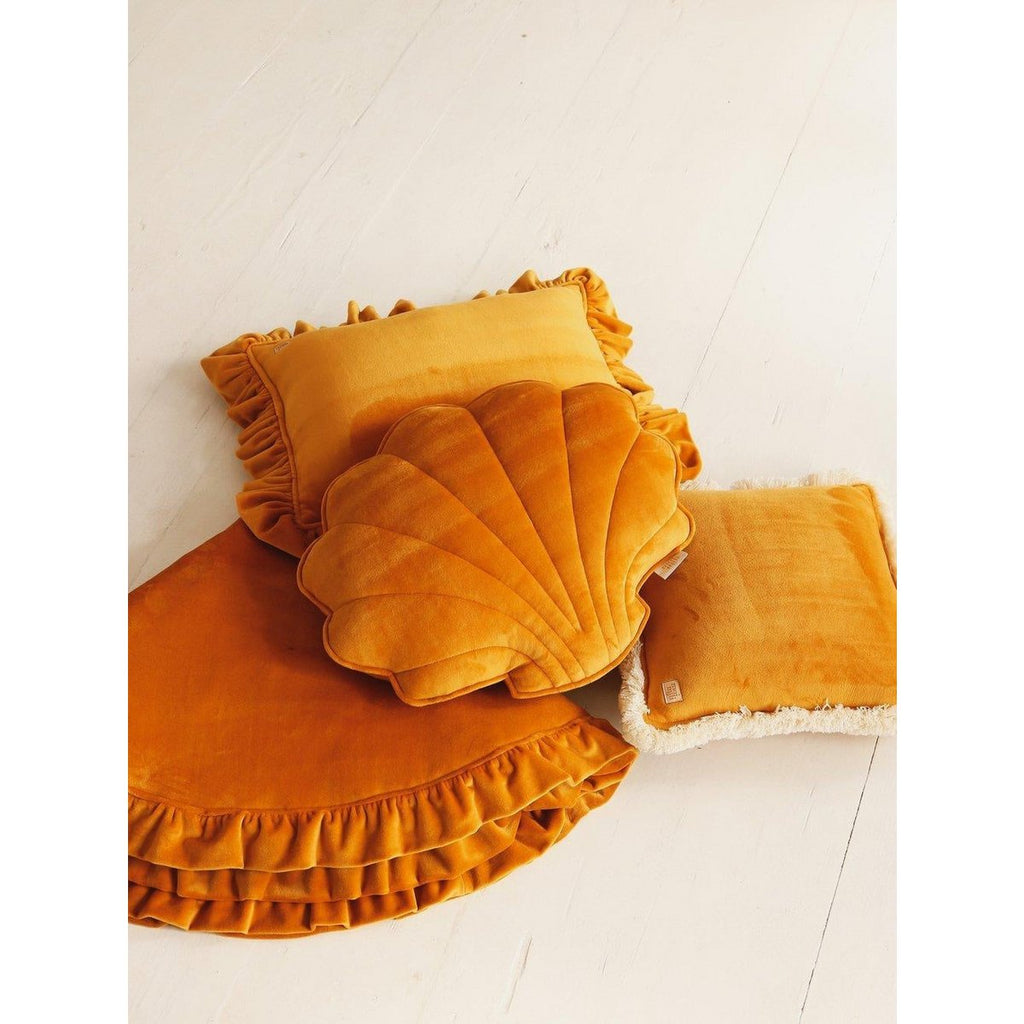 Spilvens Velvet Mustard