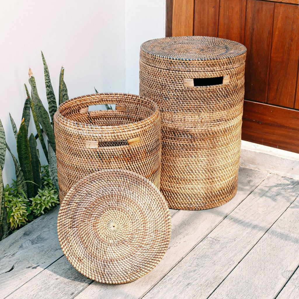 Veļas Grozs Sari Boho Natural Rattan