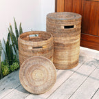Veļas Grozs Sari Boho Natural Rattan