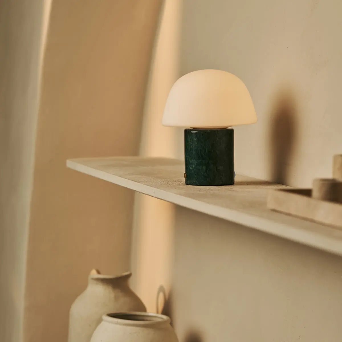 Galda Lampa Maes Green Verde Alpi Marble