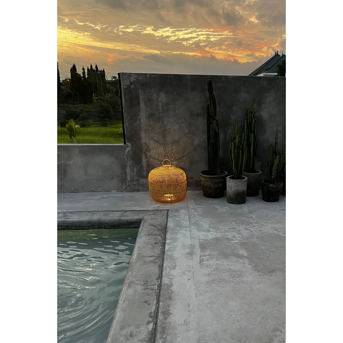 Abažūrs Batu Bolong Natural - L