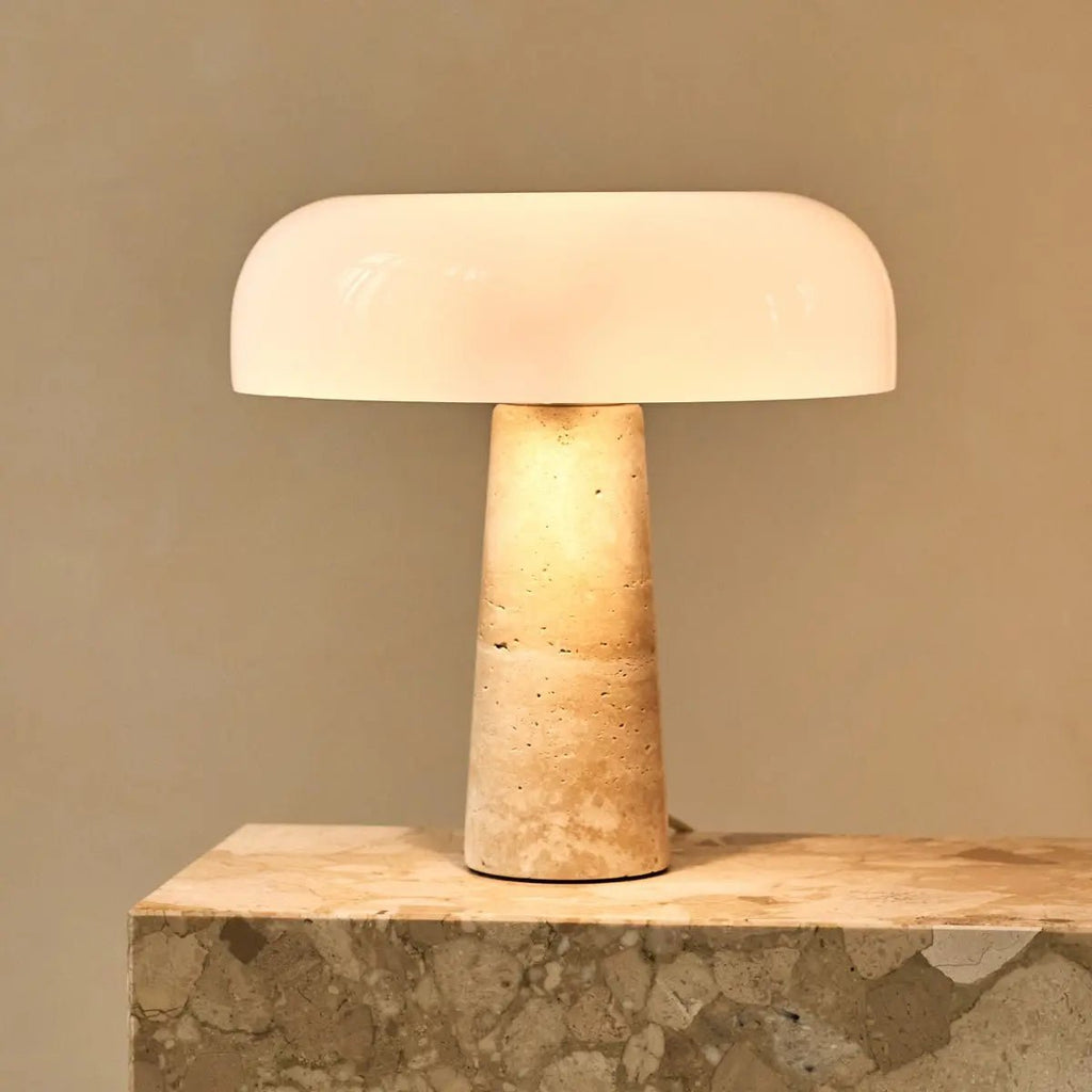 Galda Lampa Emily Travertine