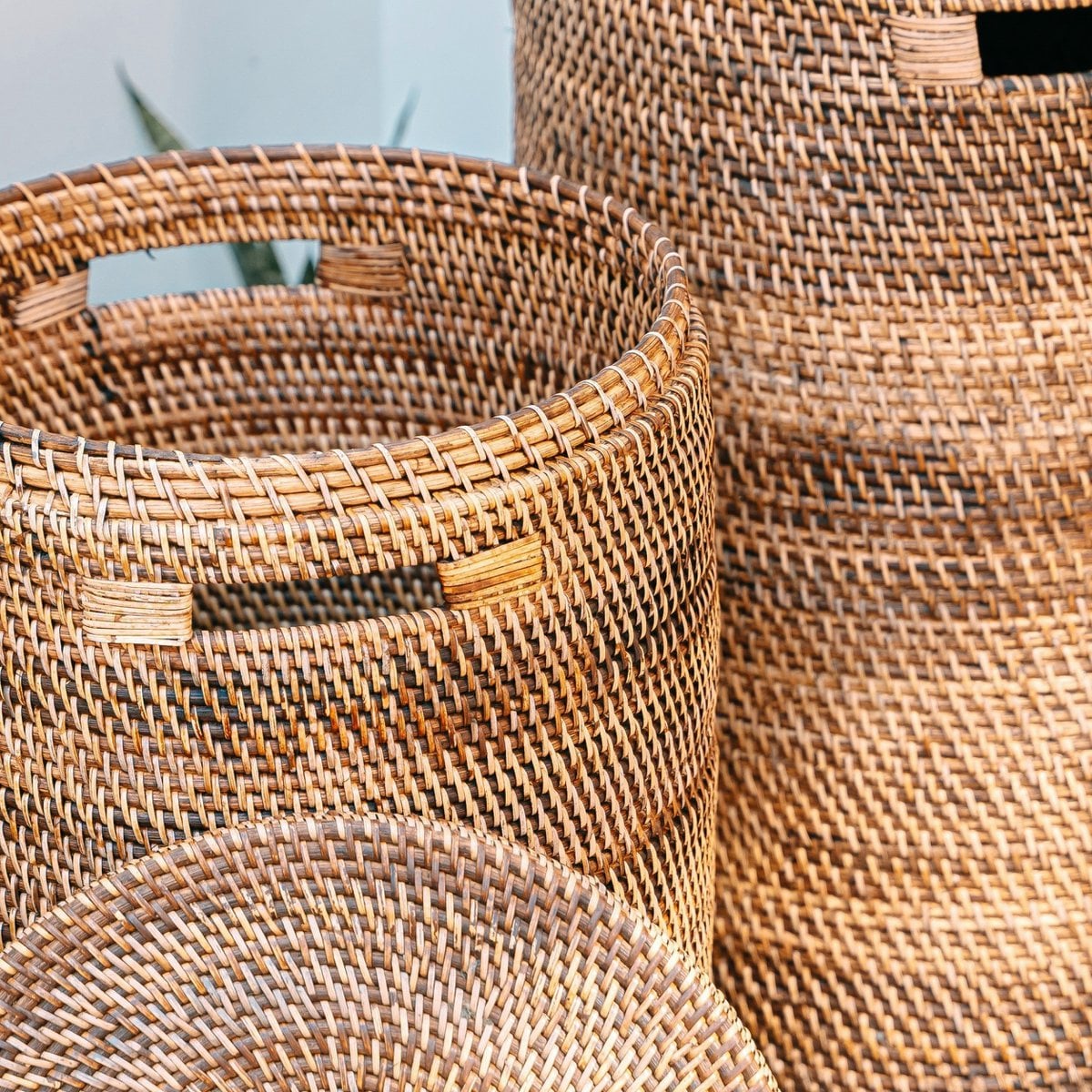 Veļas Grozs Sari Boho Natural Rattan