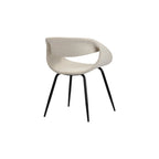 Krēsls Whale Boucle White Pearl - Komplektā 2 Gabali