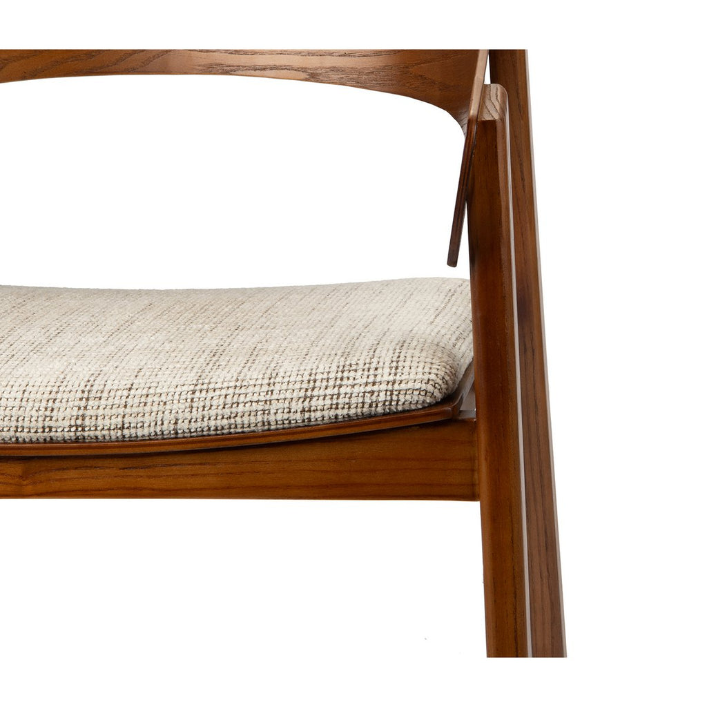 Ēdamistabas Krēsls Edo Walnut - Komplektā 2 Gabali