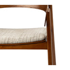 Ēdamistabas Krēsls Edo Walnut - Komplektā 2 Gabali