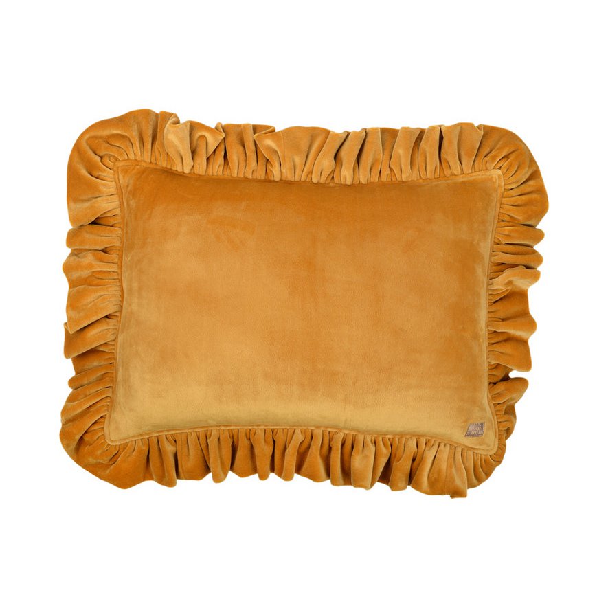 Spilvens Velvet Mustard