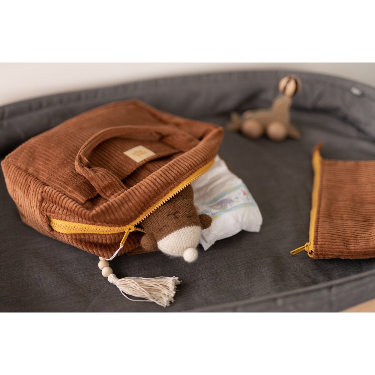 Ceļojumu Somiņu Komplekts Caramel