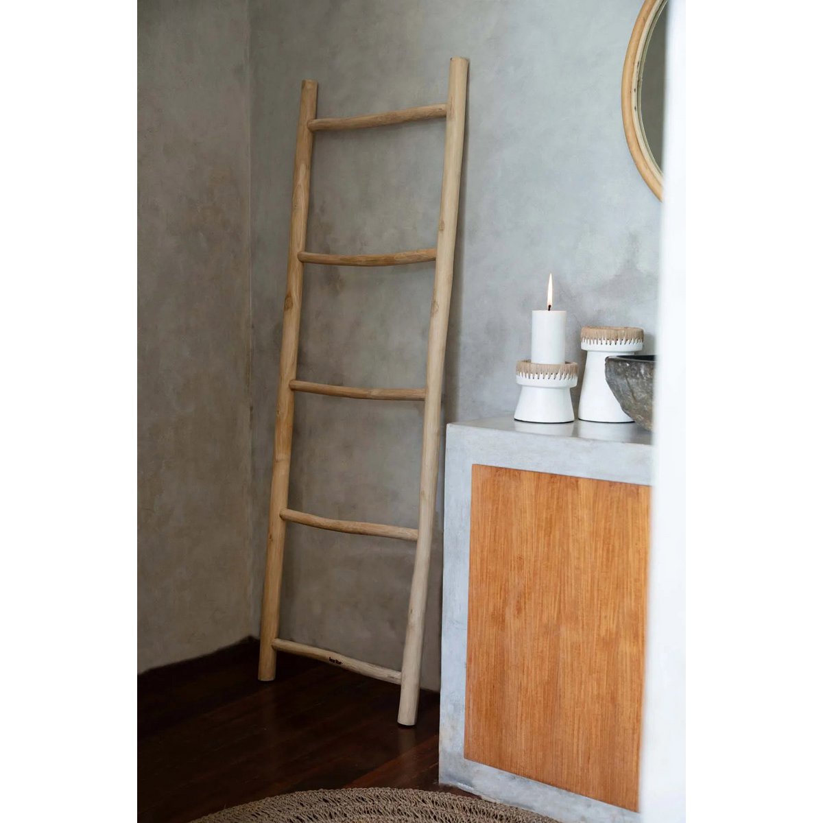 Dvieļu Turētājs Ladder Natural