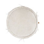 Baby Nest & Play Mat With Crib Bumper Braid - Ecru
