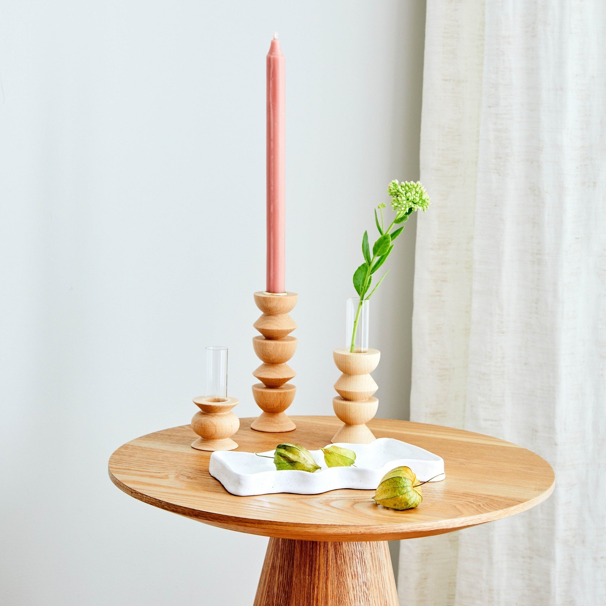 Ceramic Wave Tray – Rectangular White