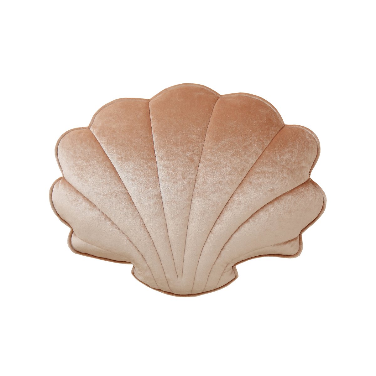 Spilvens Shell Velvet Beige Pearl