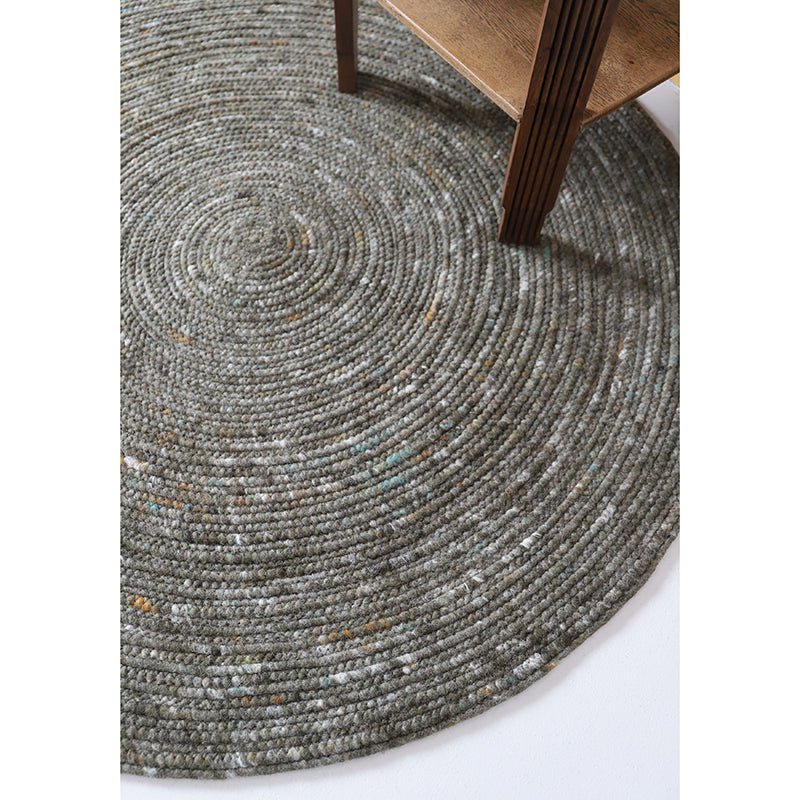 Round Mat Neethu Olive S D-110