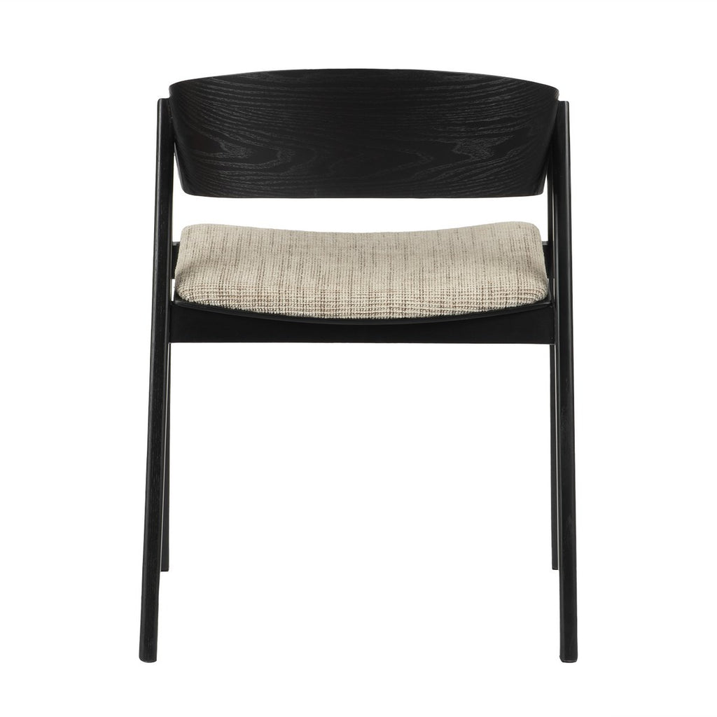 Ēdamistabas Krēsls Edo Black - Komplektā 2 Gabali